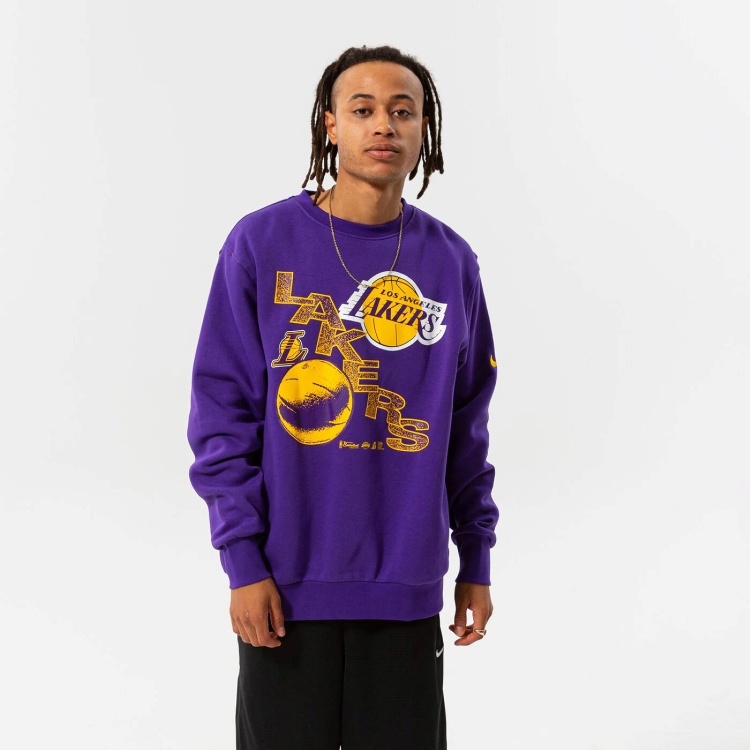 Purple Nike NBA LA Lakers Essential T-Shirt